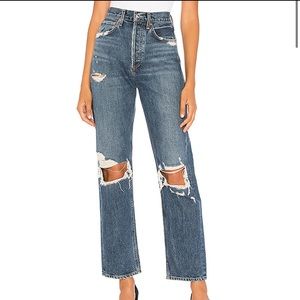 AGOLDE High Rise Boyfriend Jeans - Size 28